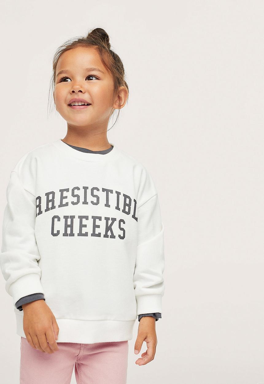 MANGO - Sweatshirt cheeks - natural