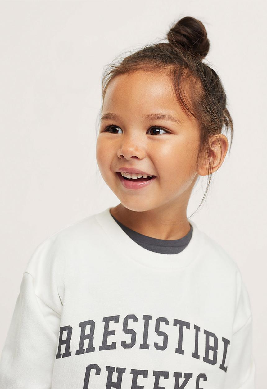 MANGO - Sweatshirt cheeks - natural