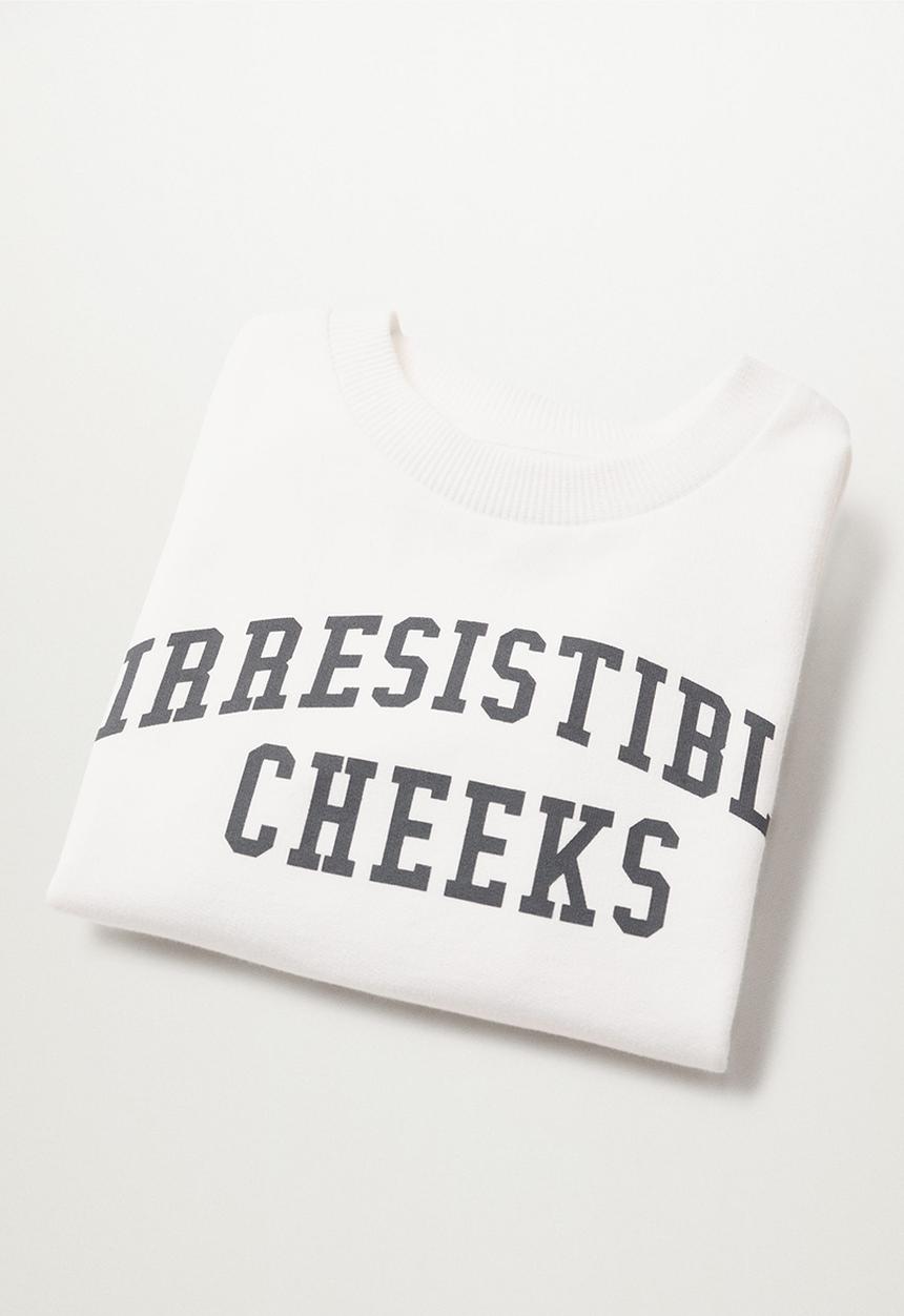 MANGO - Sweatshirt cheeks - natural