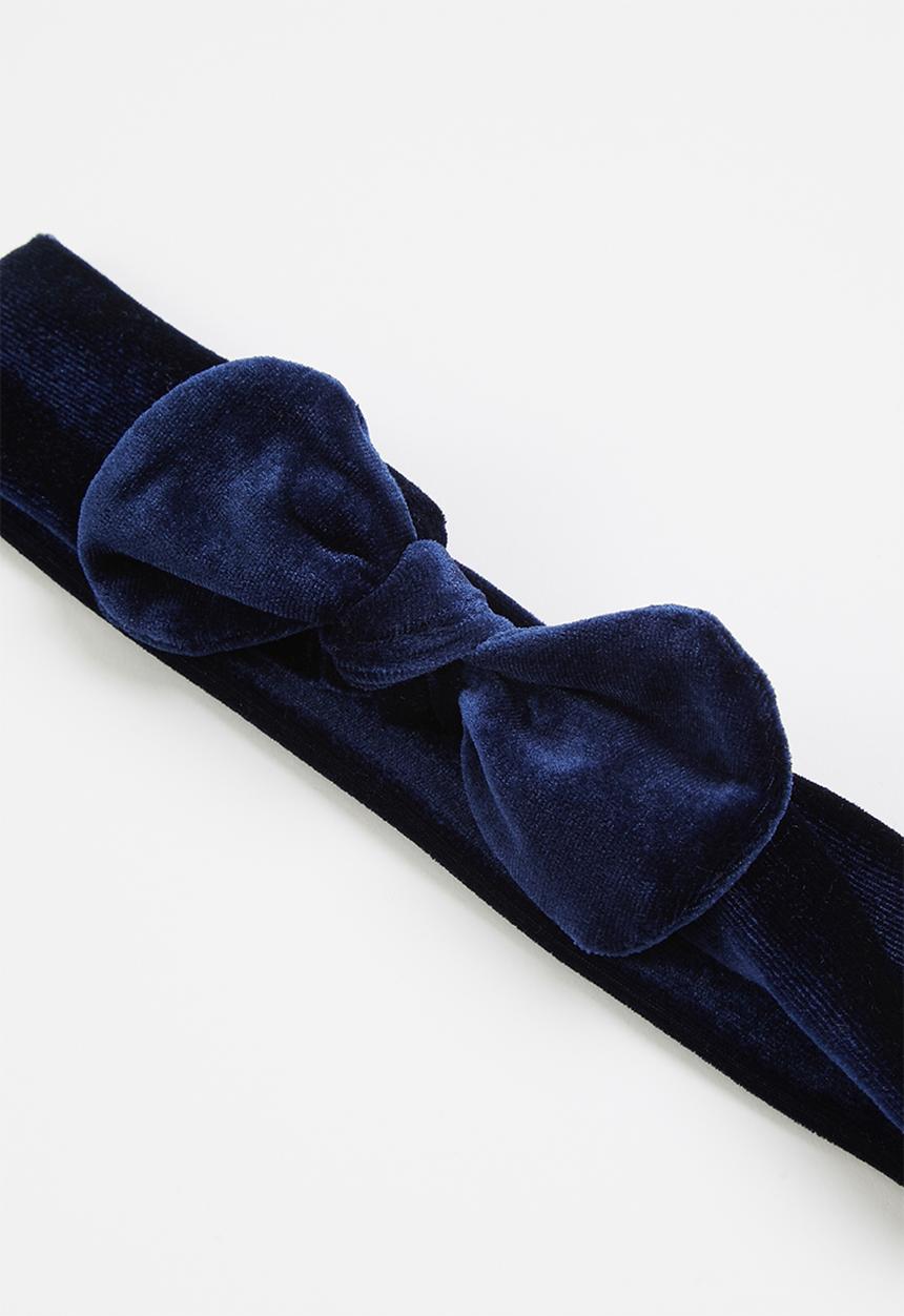 Pop Candy - Baby pump & headband set - navy