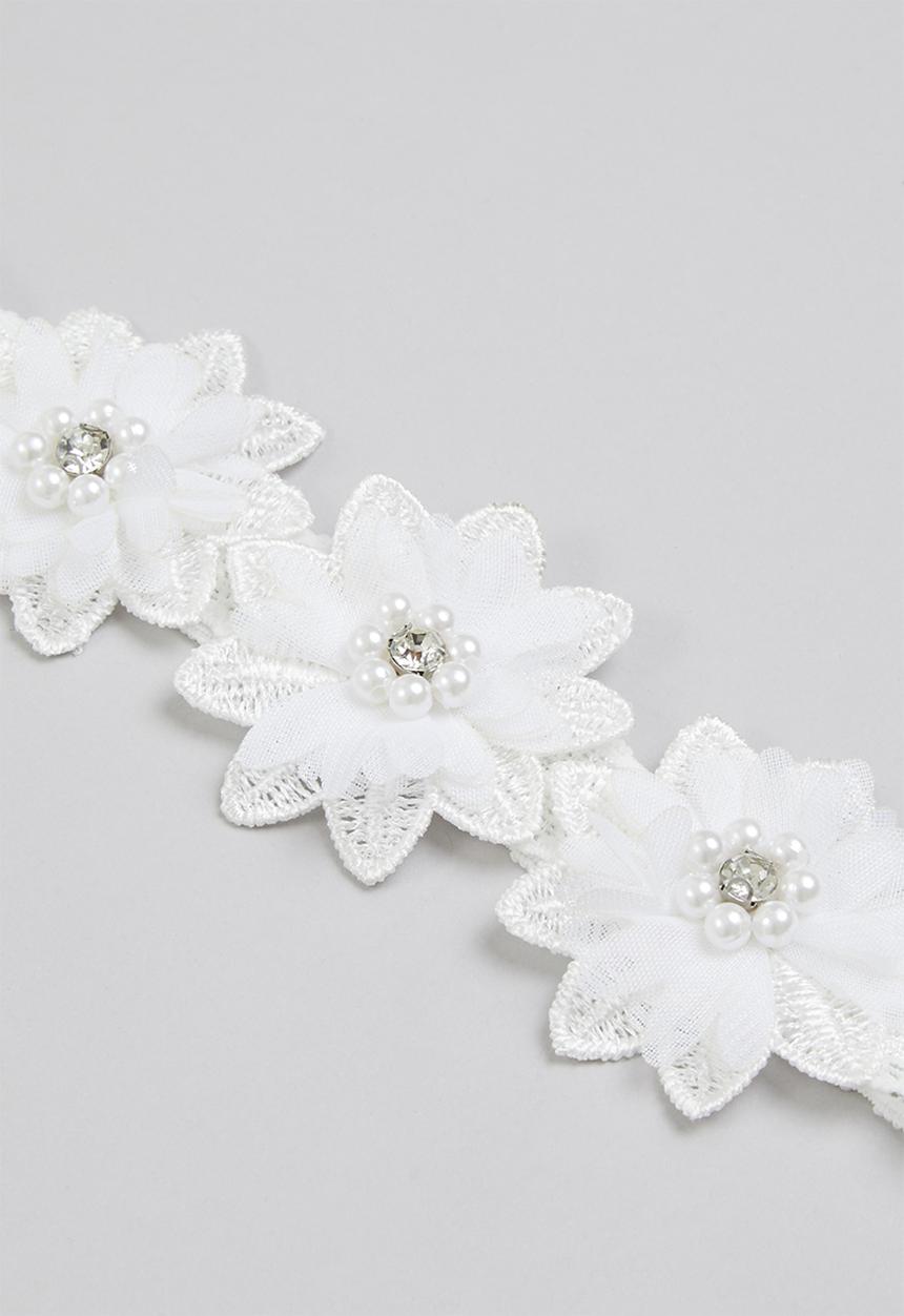 Pop Candy - Baby pump & headband set - white