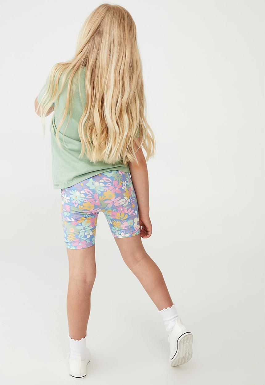 Cotton On - Hailey bike short - blue bell/sardinia floral