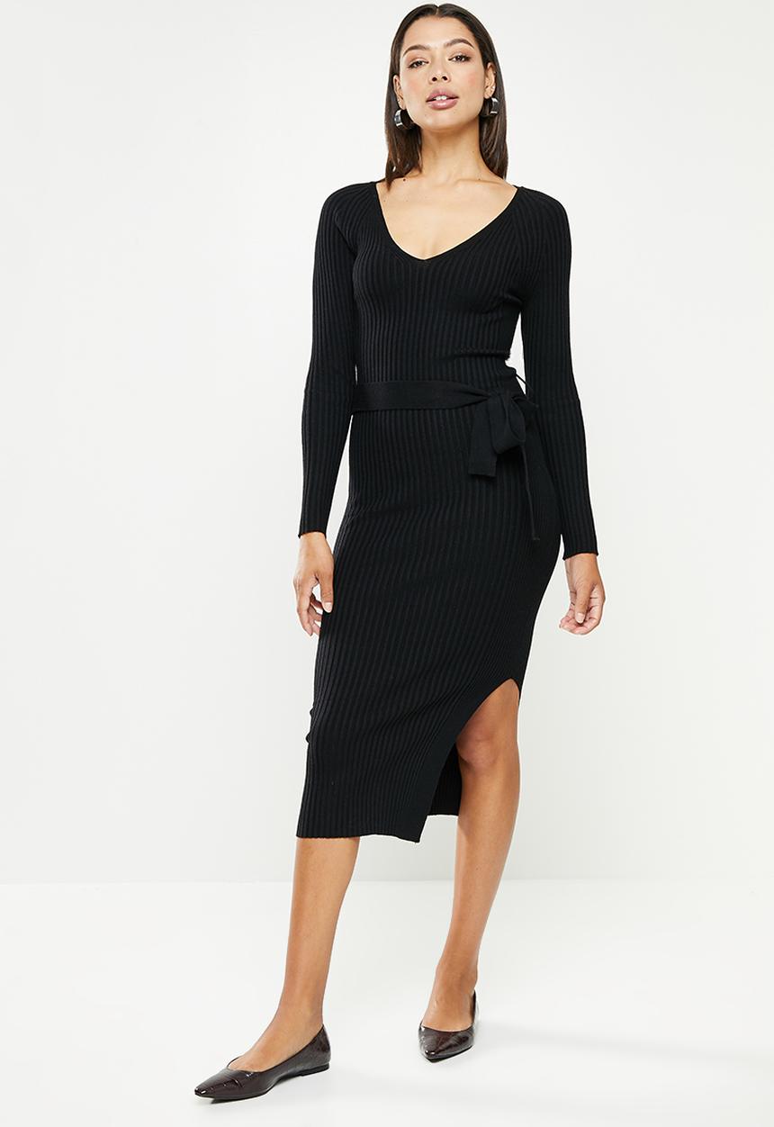 MANGO - Dress goleta - black