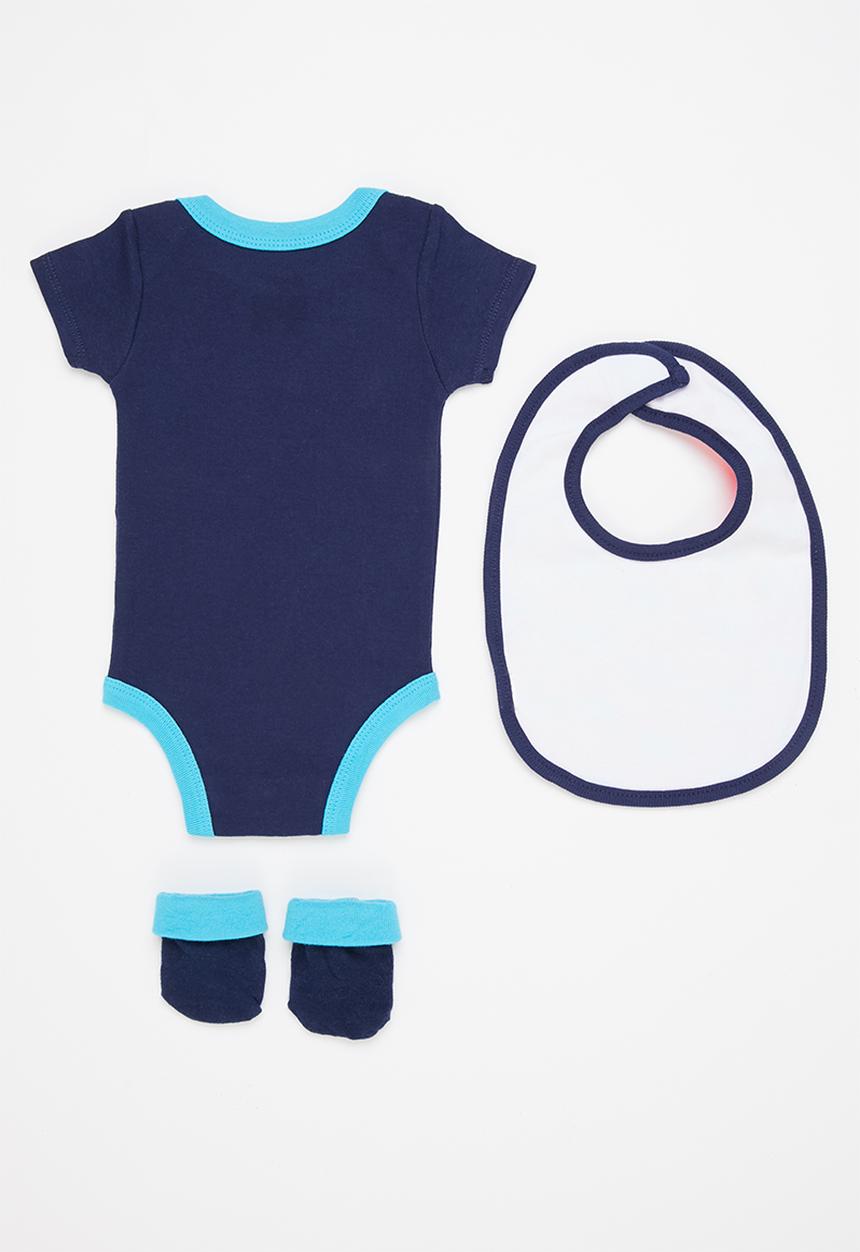 Nike - Nhb bodysuit bib bootie 3p set - multi 