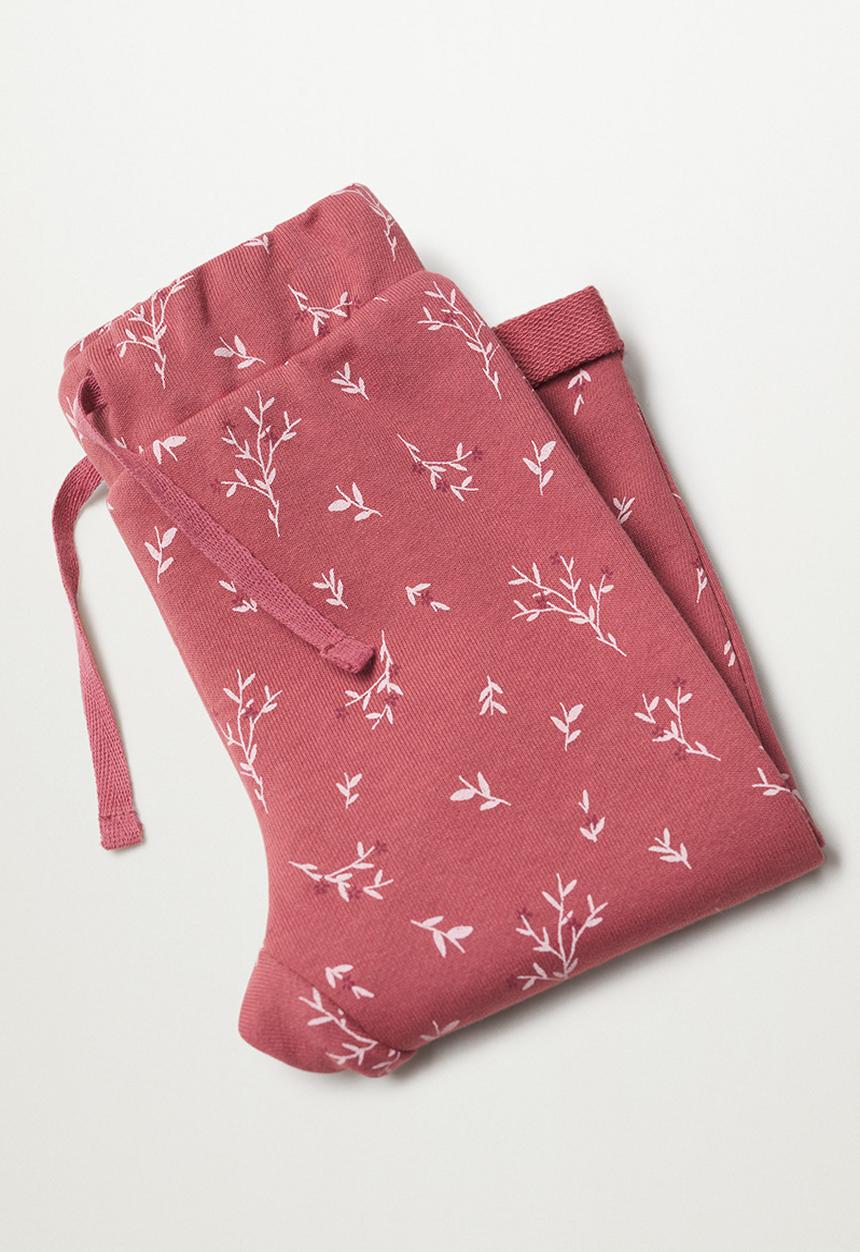 MANGO - Trousers florap - pink
