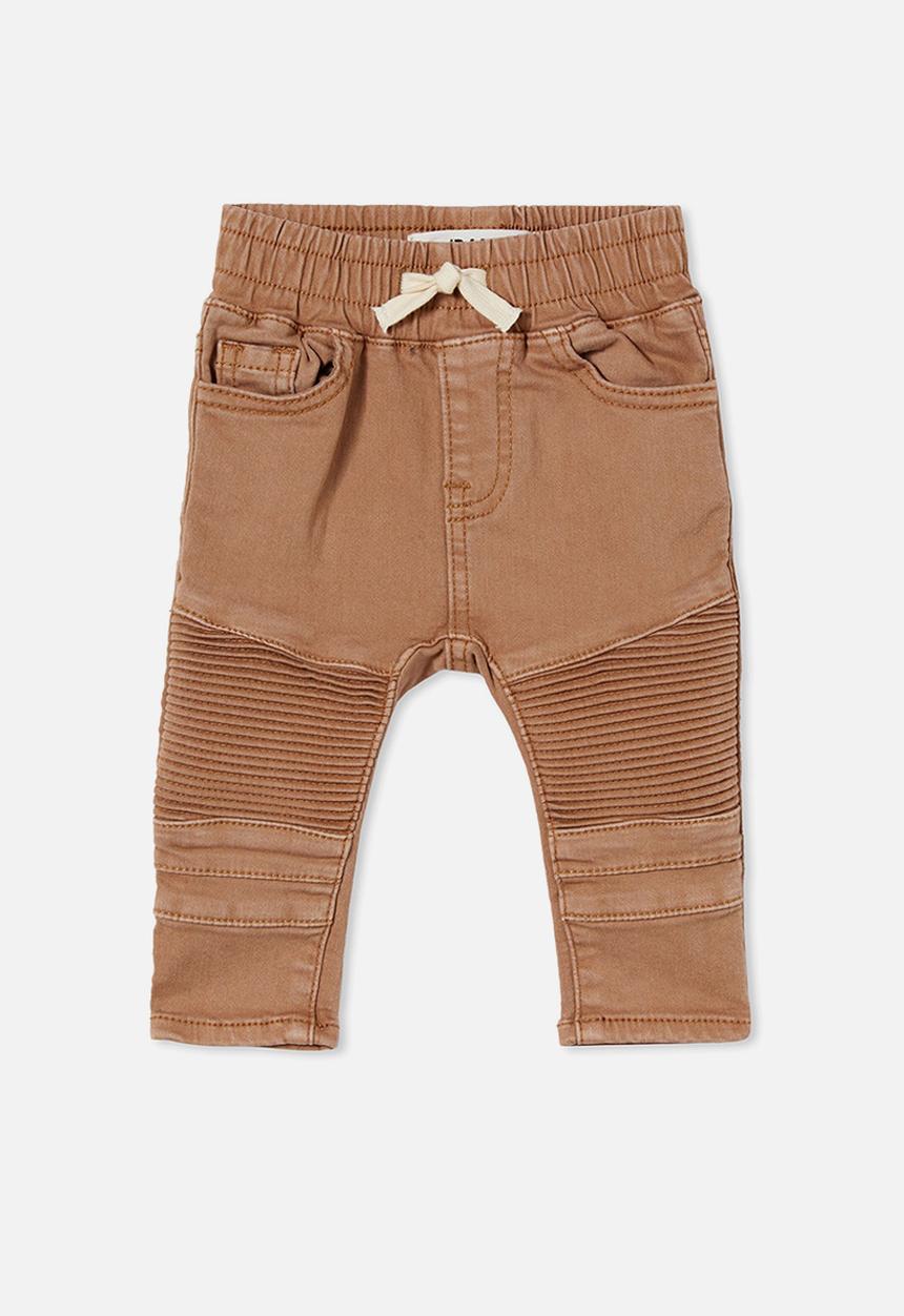 Cotton On - Jay moto jean - taupy brown wash