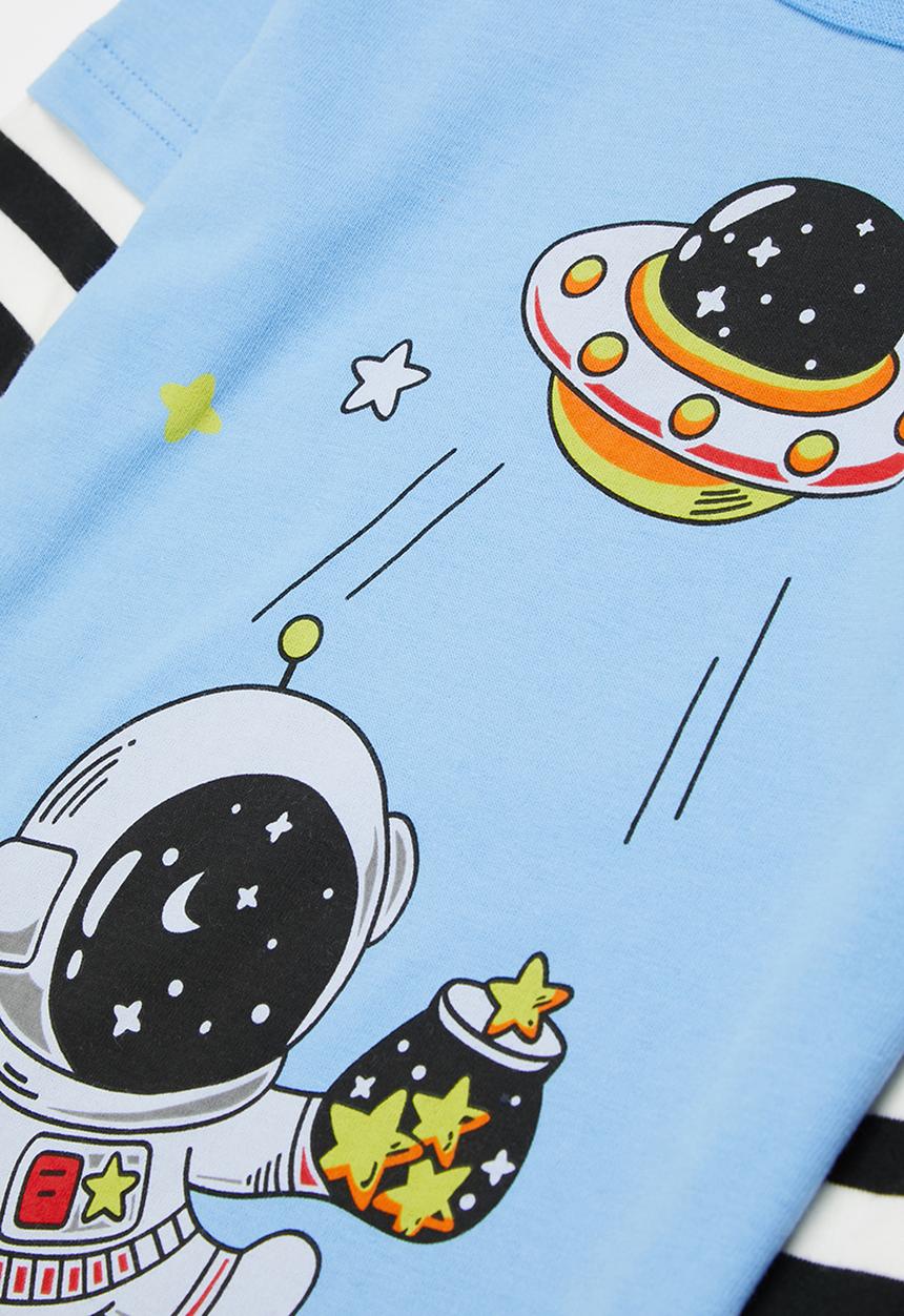 Pop Candy - Boys long sleeve graphic tee - blue