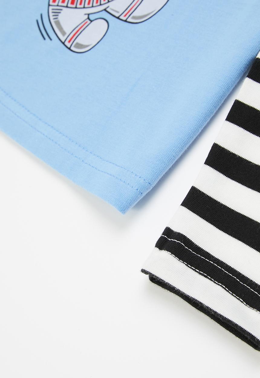 Pop Candy - Boys long sleeve graphic tee - blue