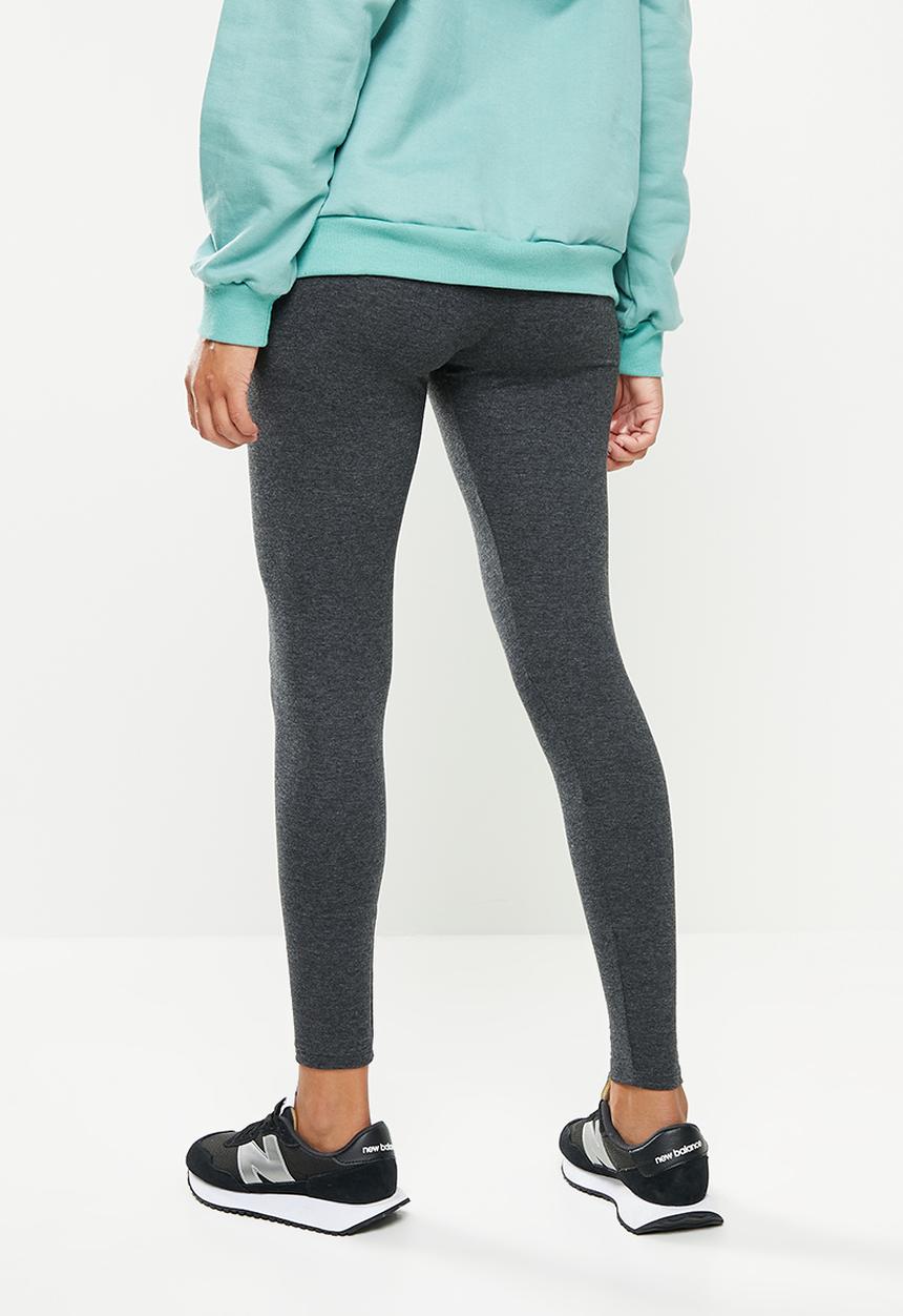 Superbalist - 2 Pack maternity leggings - black & grey melange