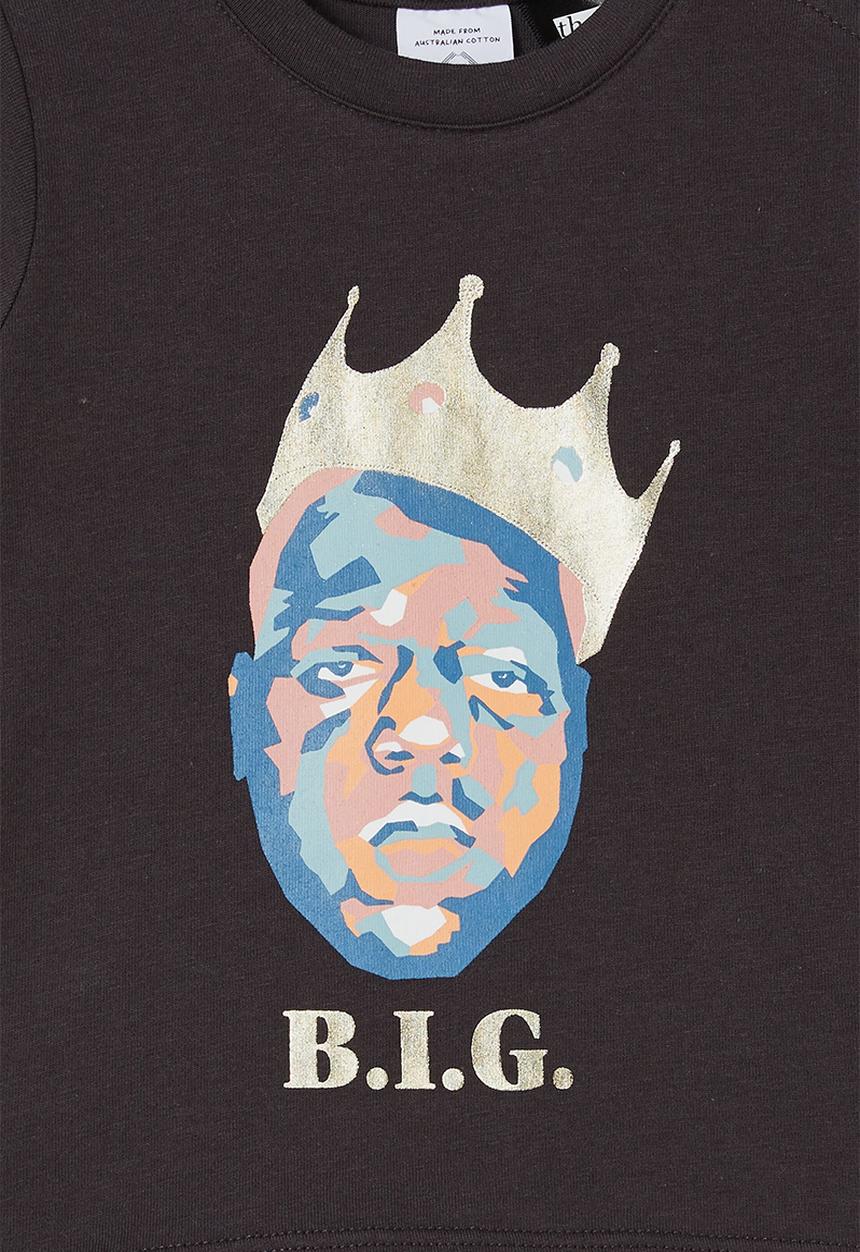 Cotton On - Jamie short sleeve tee-license - lcn mt phantom/abstract biggie crown