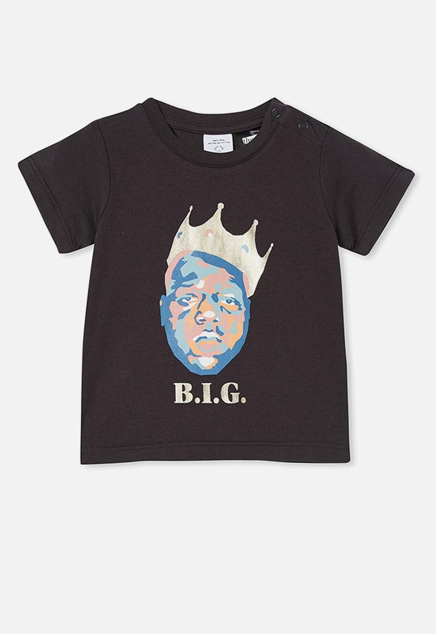 Cotton On - Jamie short sleeve tee-license - lcn mt phantom/abstract biggie crown