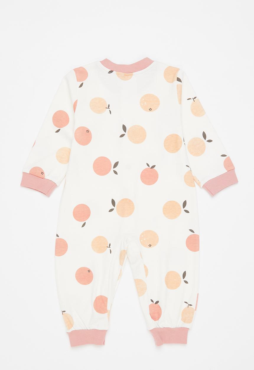 Pop Candy - Baby pink 2 pack romper - pink/white