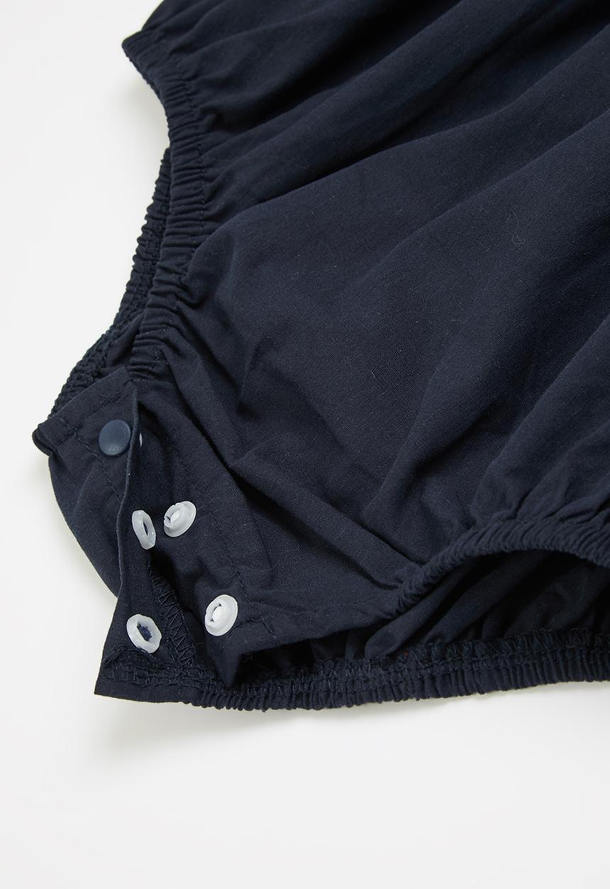 Pop Candy - Baby girls embroidered bodysuit - navy