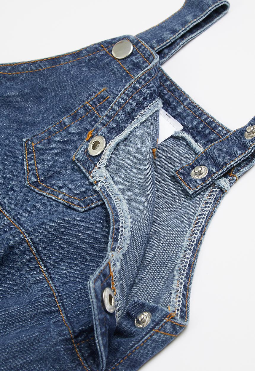 Pop Candy - Denim dungaree - blue