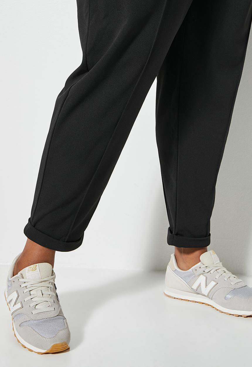 Superbalist - Pintuck turn up jogger - black