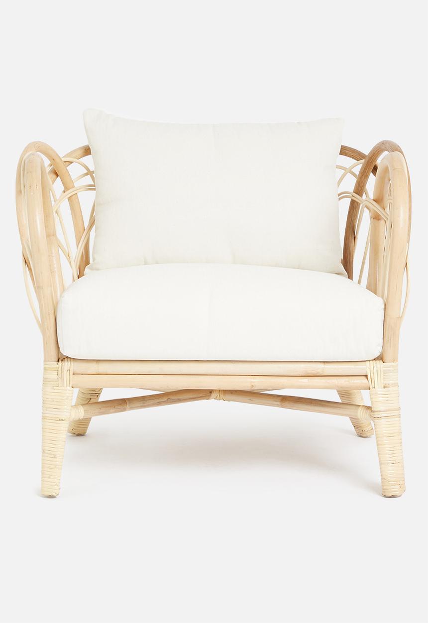Sixth Floor - Pina rattan arm chair - natural 