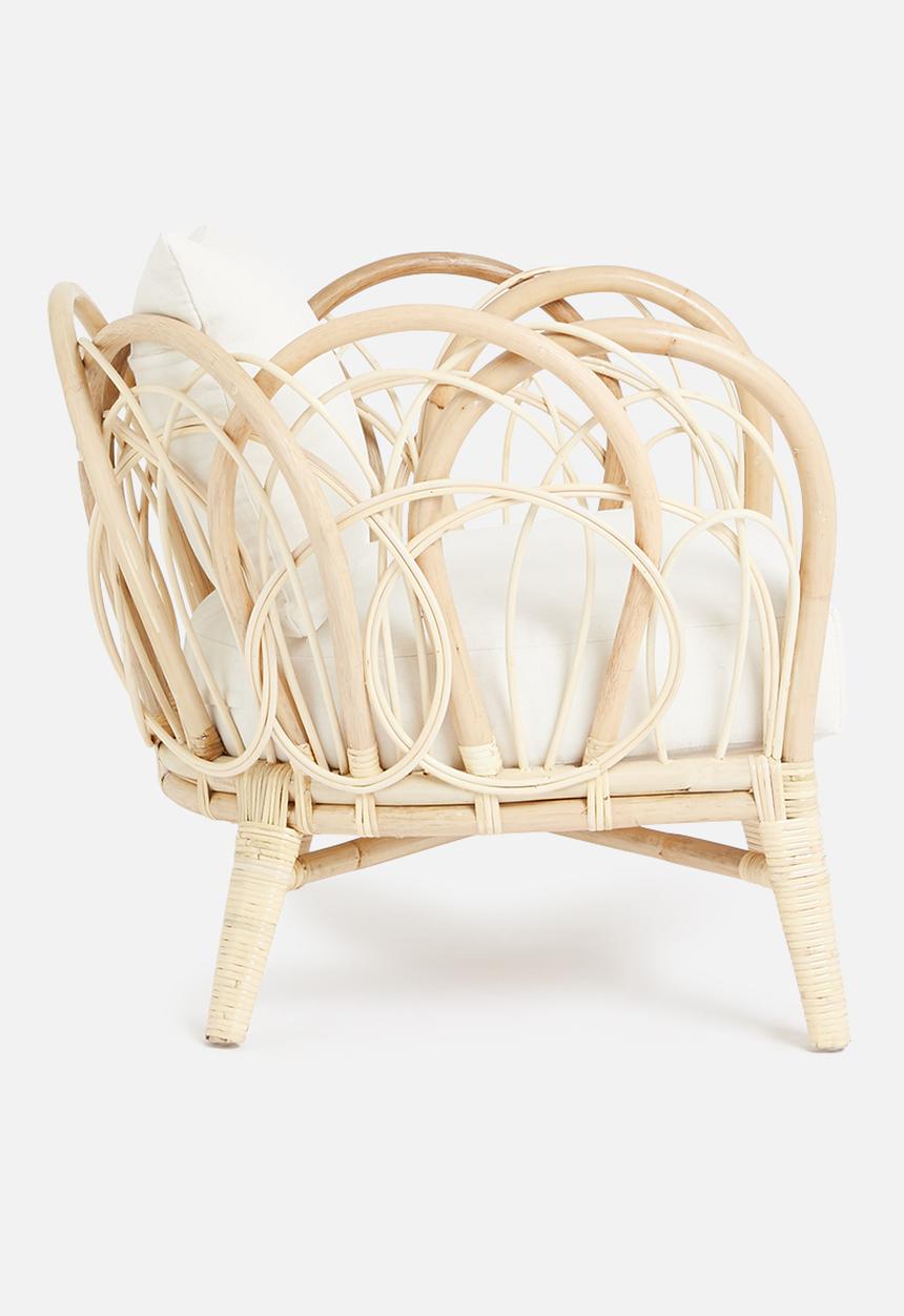 Sixth Floor - Pina rattan arm chair - natural 