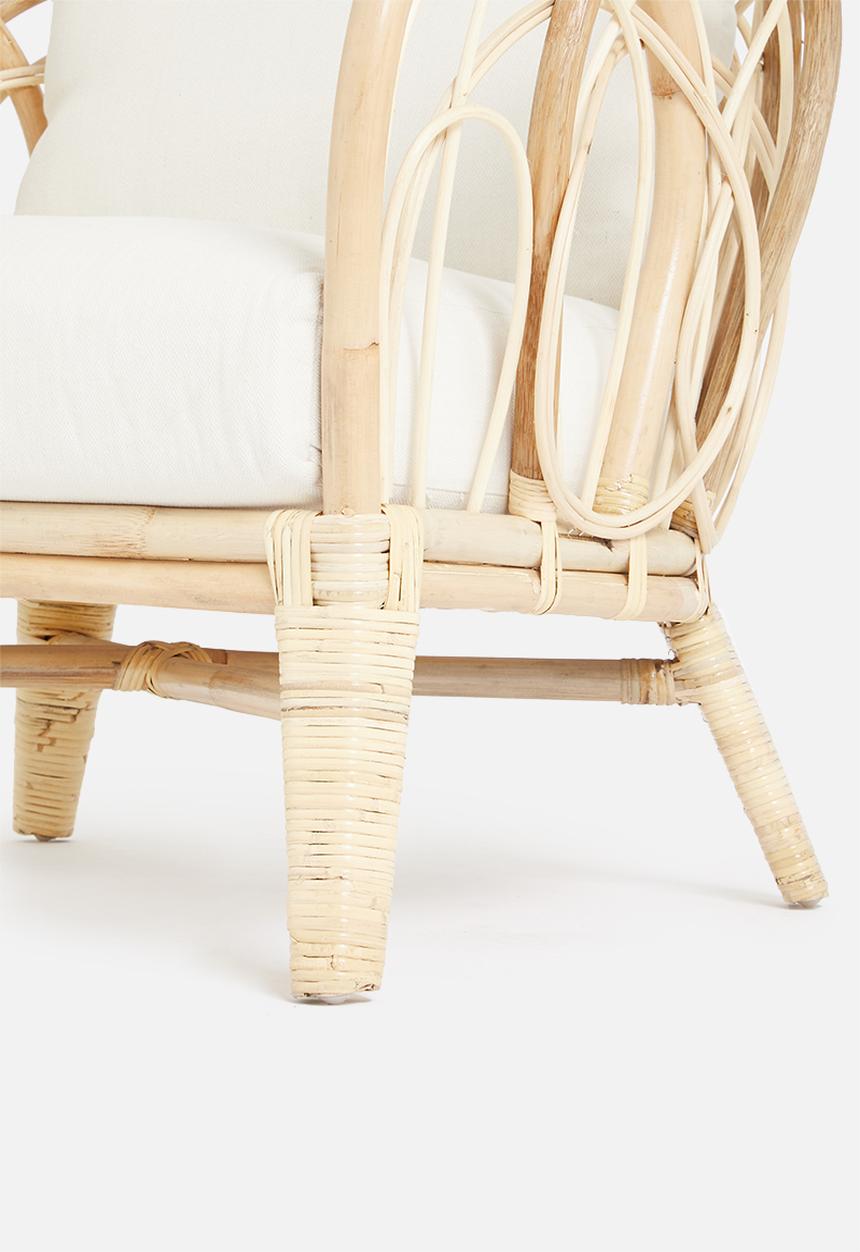 Sixth Floor - Pina rattan arm chair - natural 