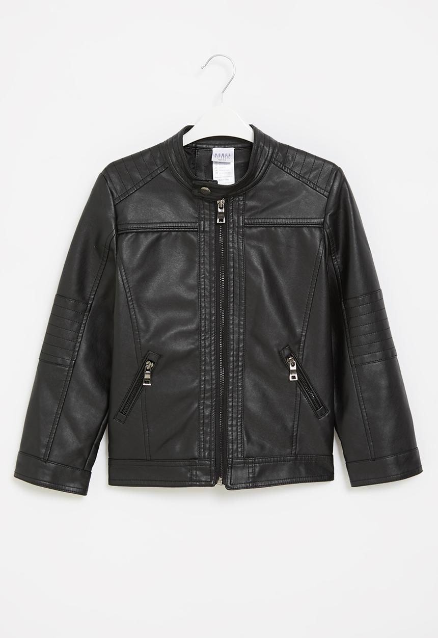 Rebel Republic - Pu biker jacket - black