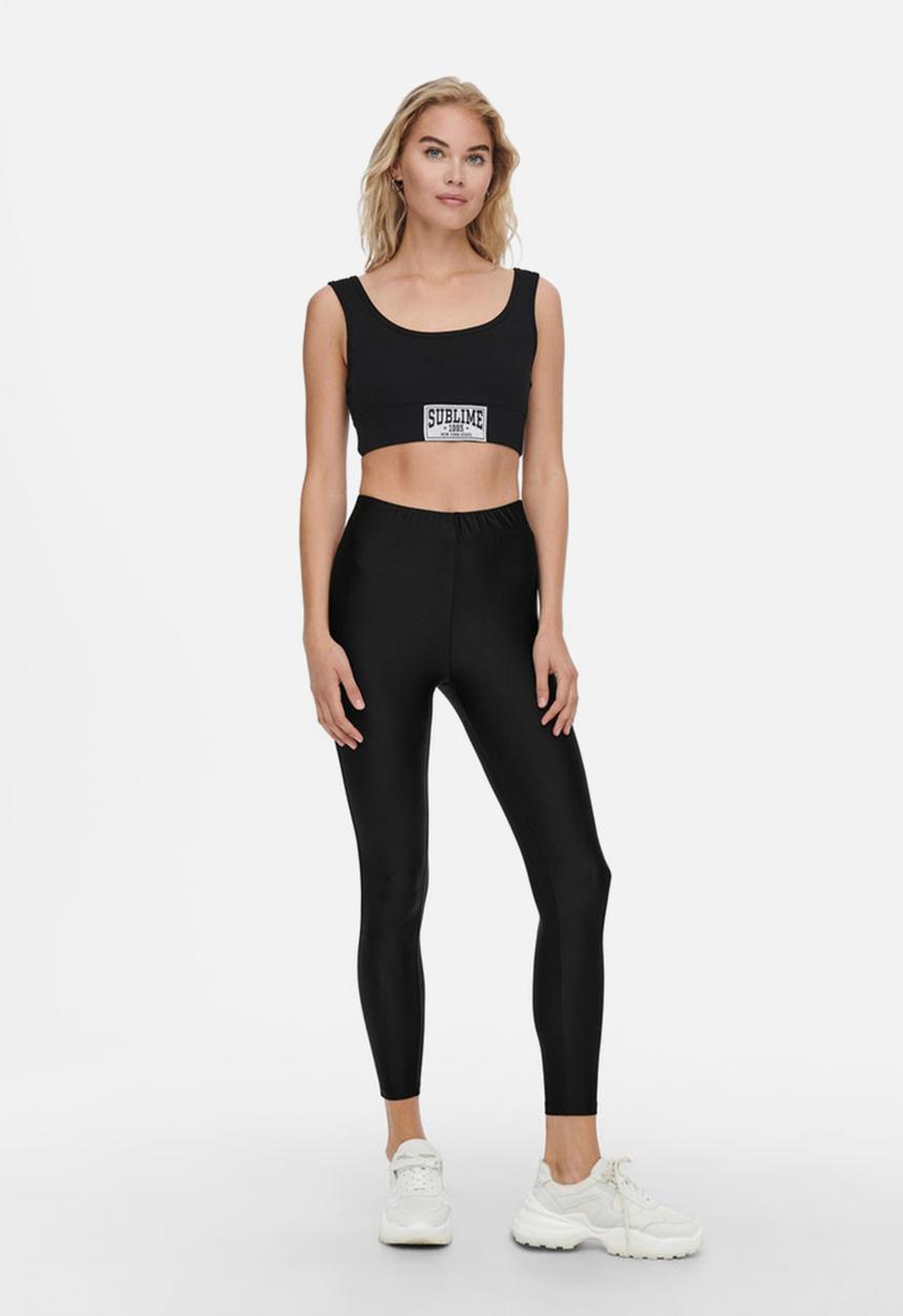 ONLY - Lina shiny leggings - black