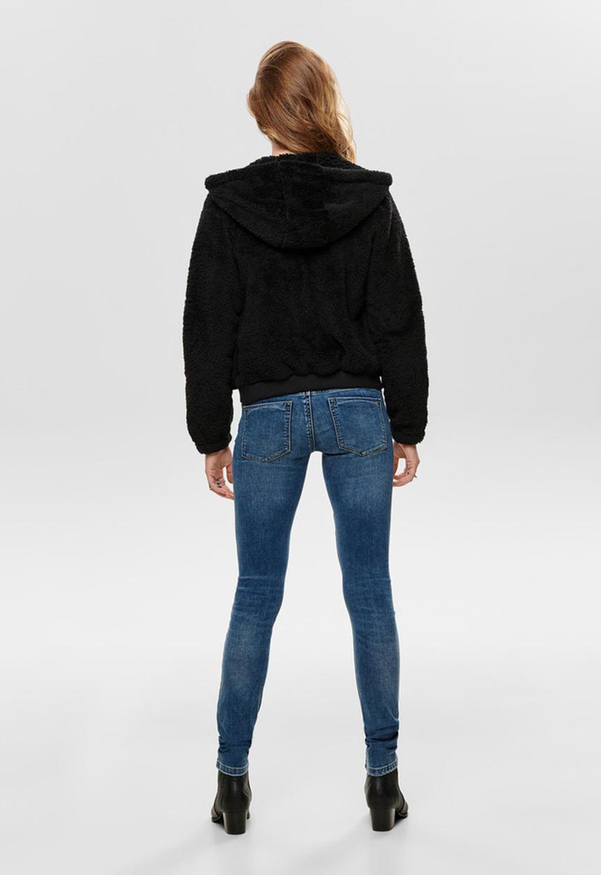 ONLY - Anna contact sherpa jacket - black