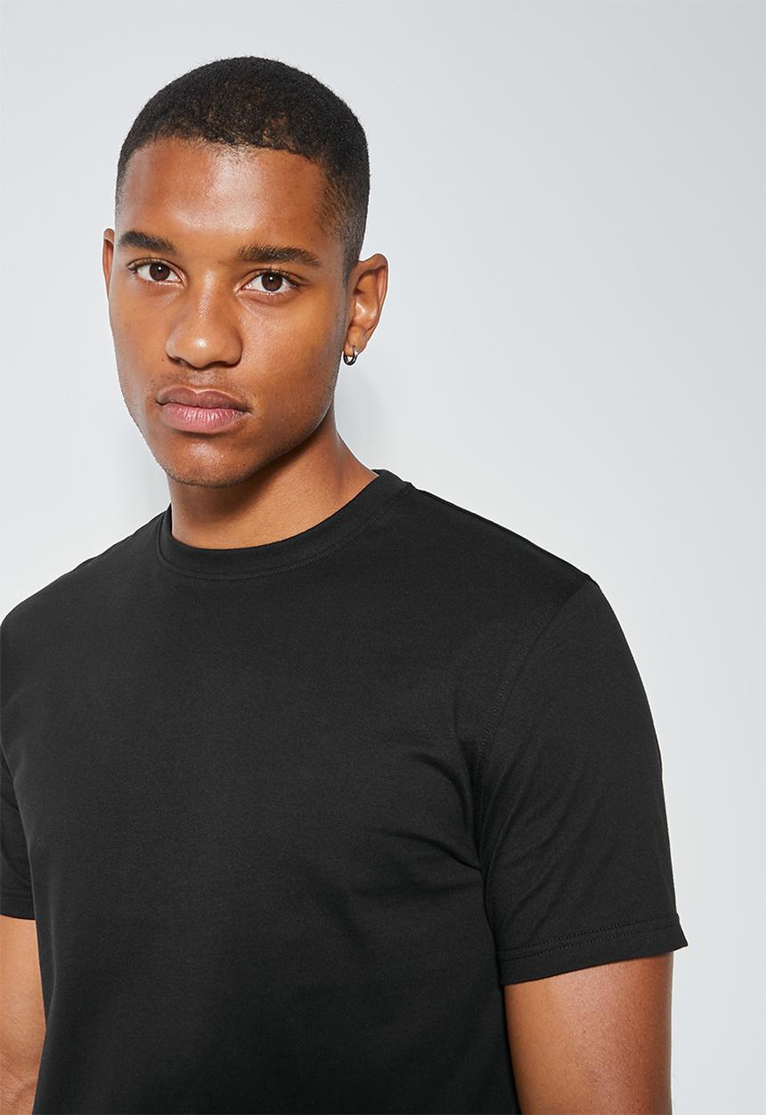 Superbalist - Nate organic crew tee - black