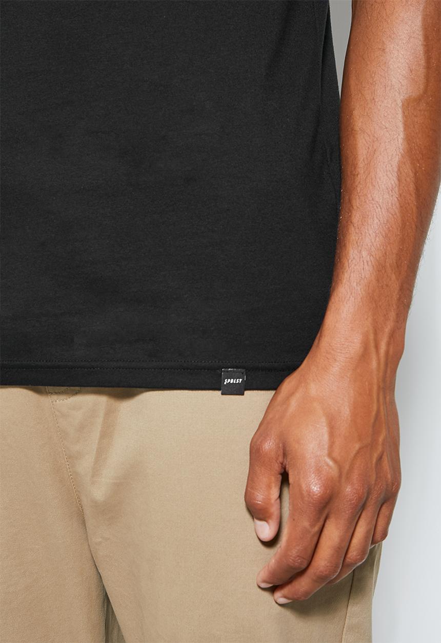 Superbalist - Nate organic crew tee - black