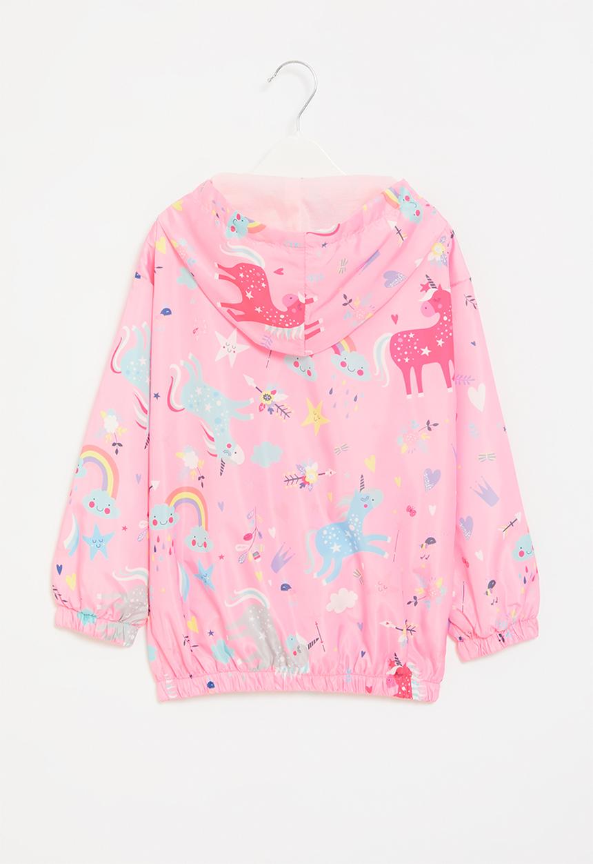 Pop Candy - Unicorn printed windbreaker - pink