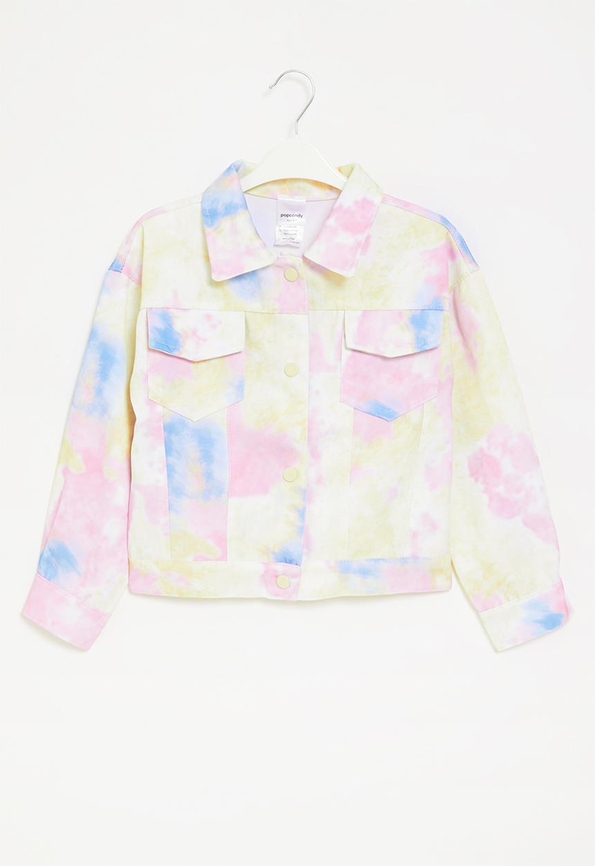 Pop Candy - Tie dye twill jacket - multi