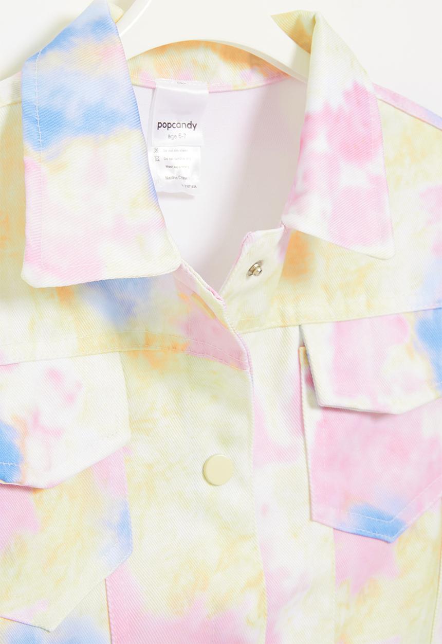 Pop Candy - Tie dye twill jacket - multi