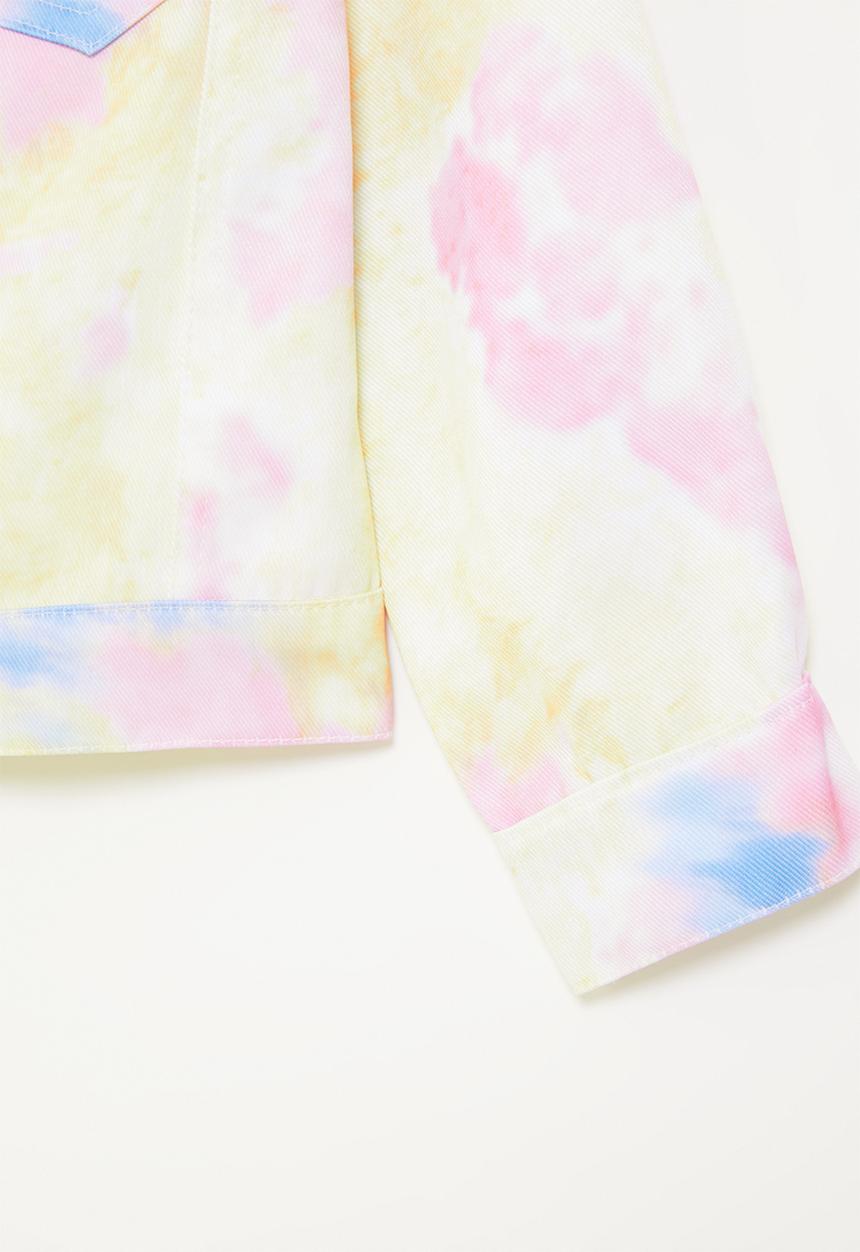 Pop Candy - Tie dye twill jacket - multi