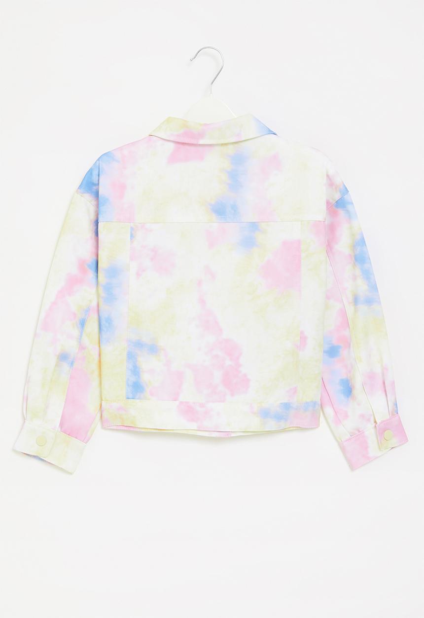 Pop Candy - Tie dye twill jacket - multi