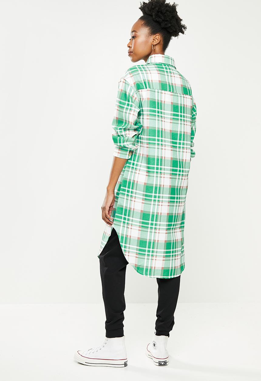dailyfriday - Check longer length jacket - multi 