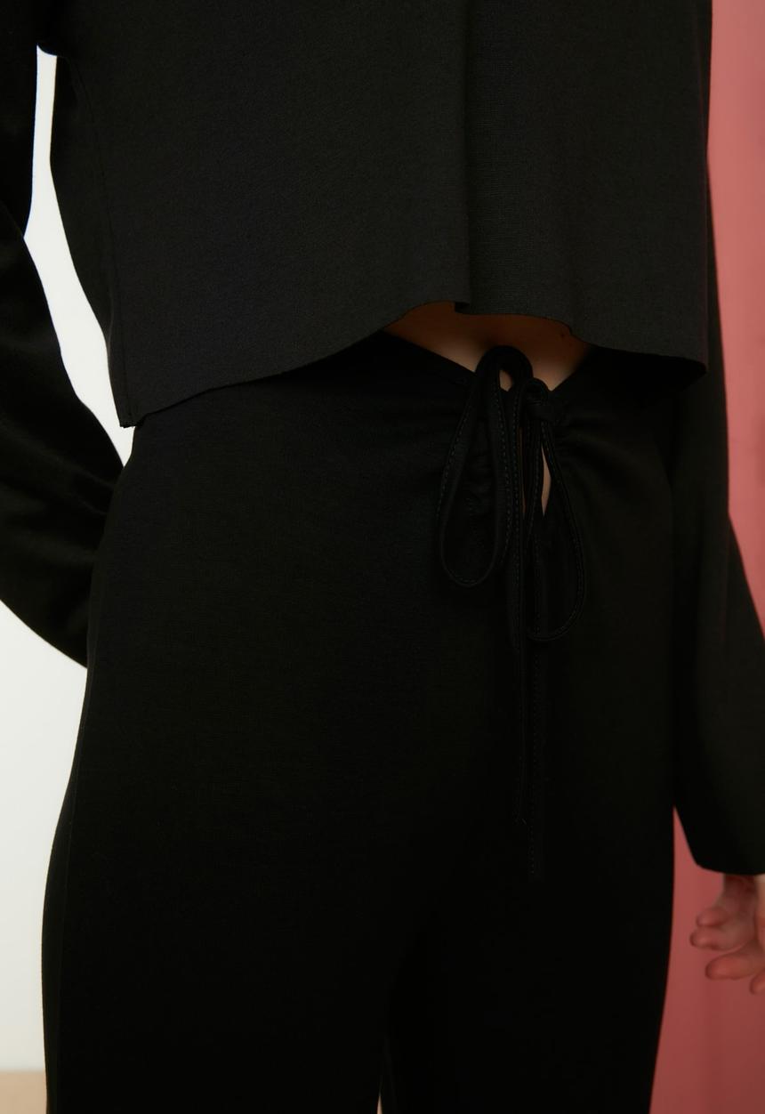 Trendyol - Knitted bottom-top set - black
