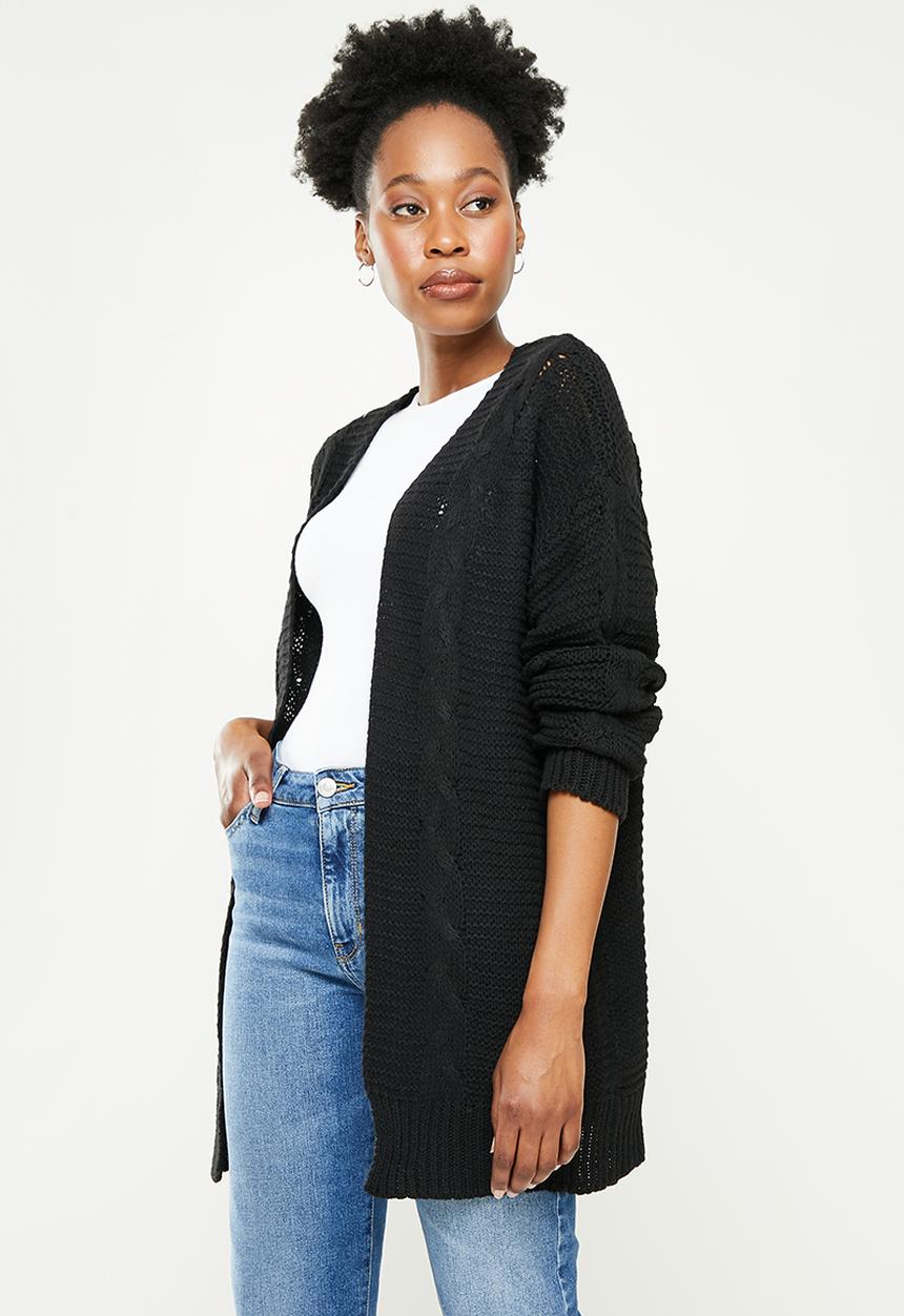 dailyfriday - Chuncky cardi - black