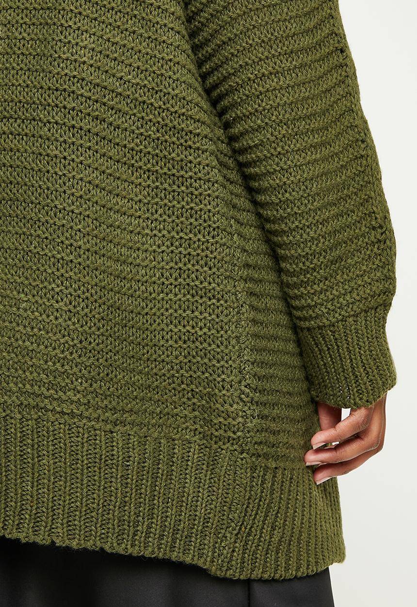 dailyfriday - Chuncky cardi - olive