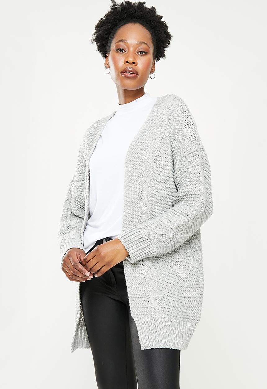 dailyfriday - Chuncky cardi - light grey