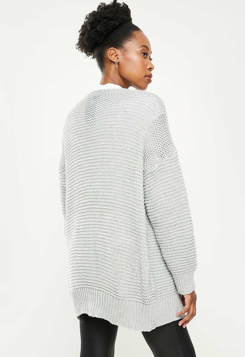 dailyfriday - Chuncky cardi - light grey