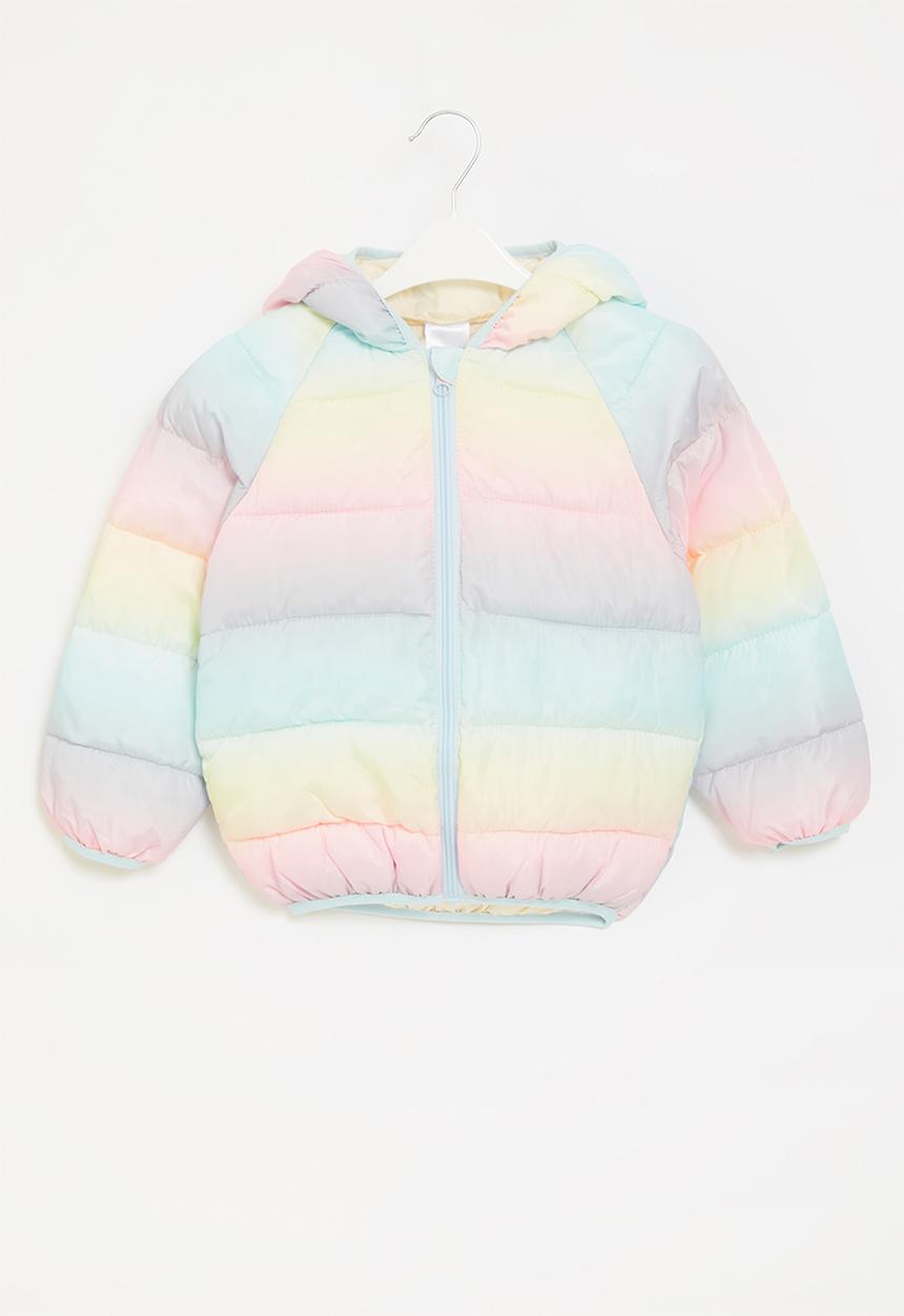 Pop Candy - Rainbow puffer jacket - multi