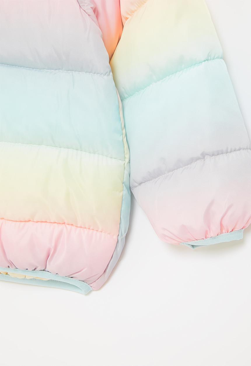 Pop Candy - Rainbow puffer jacket - multi
