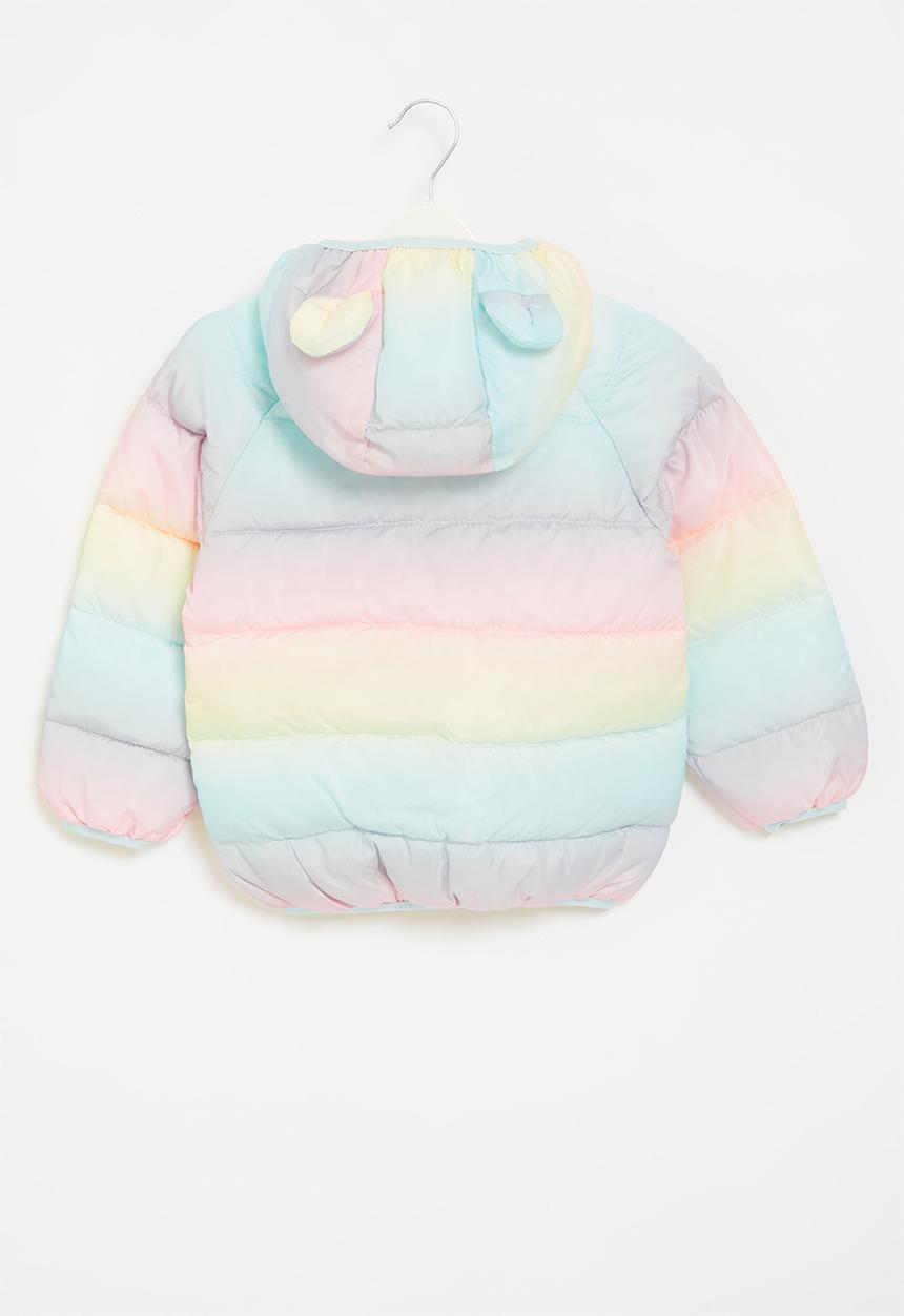 Pop Candy - Rainbow puffer jacket - multi