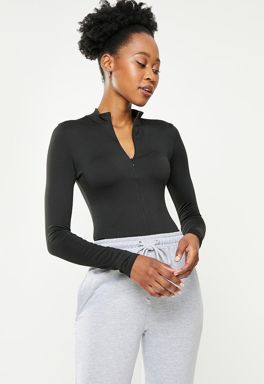 dailyfriday - High neck bodysuit - black