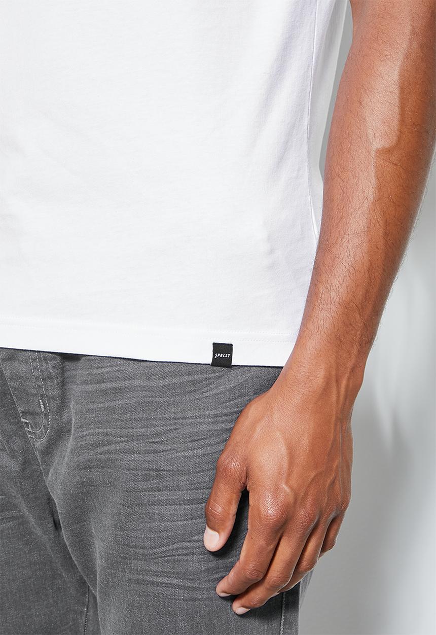 Superbalist - 2-Pack aaron organic crew tee - white