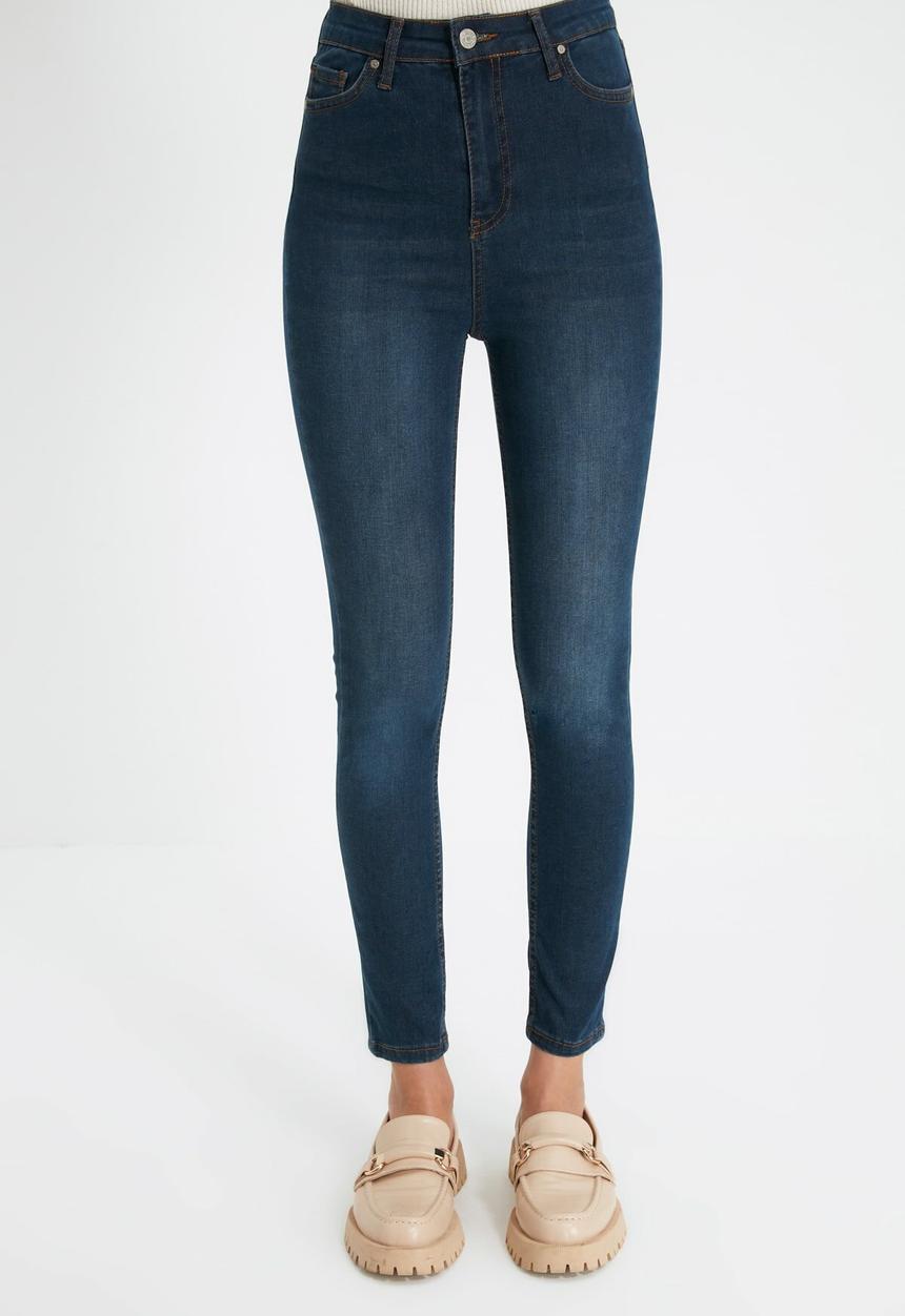 Trendyol - High waist skinny jeans - navy