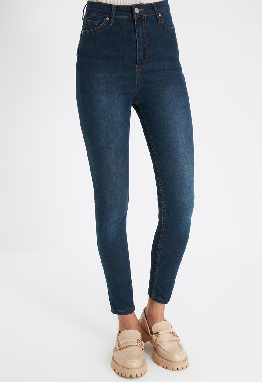 Trendyol - High waist skinny jeans - navy