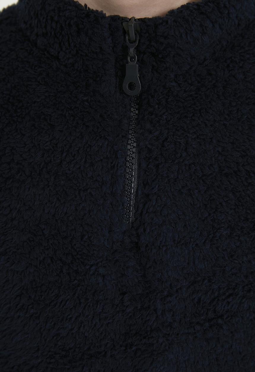 Trendyol - Cotton woven coat - navy