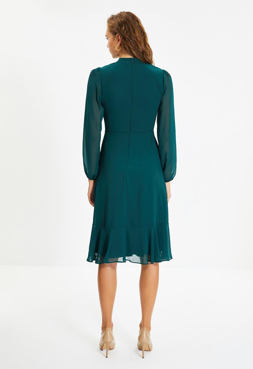 Trendyol - Floral pattern dress - green