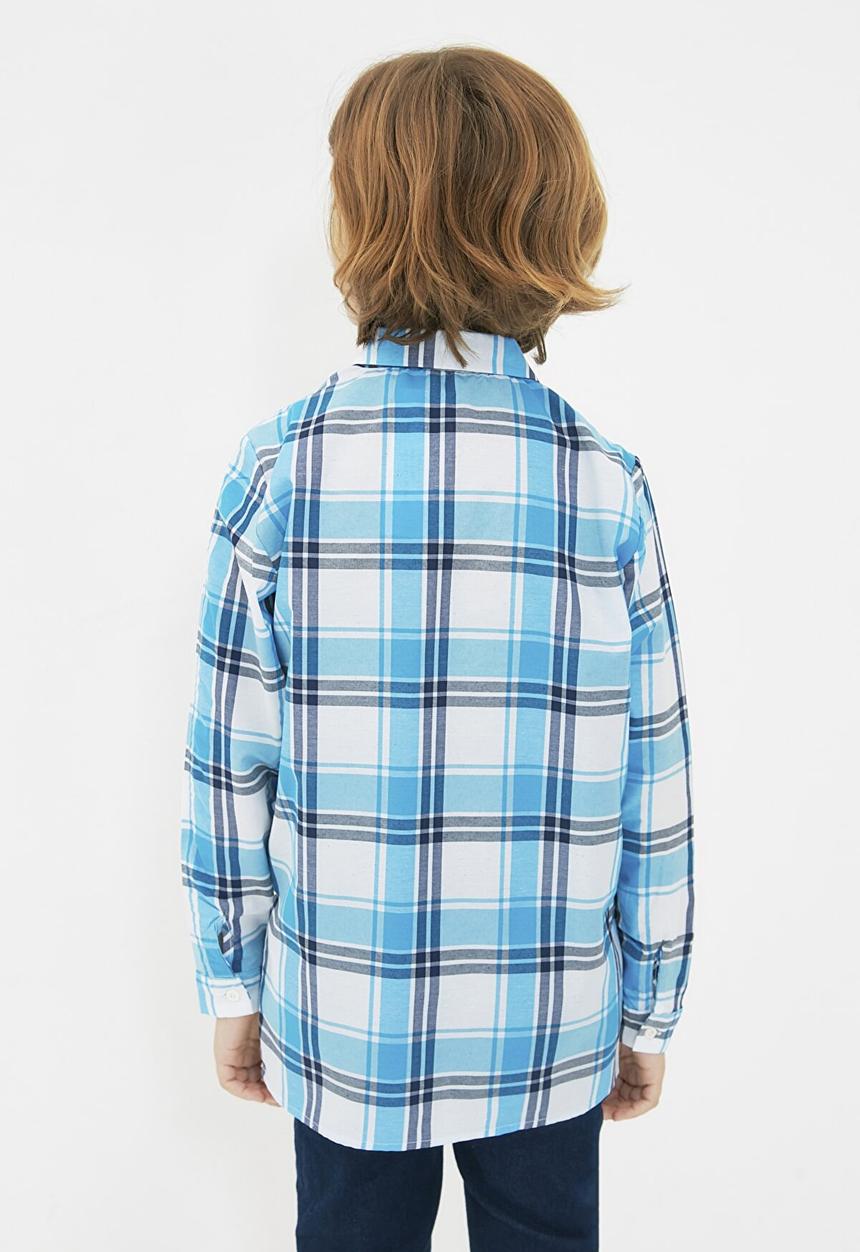 Trendyol - Checkered shirt - blue