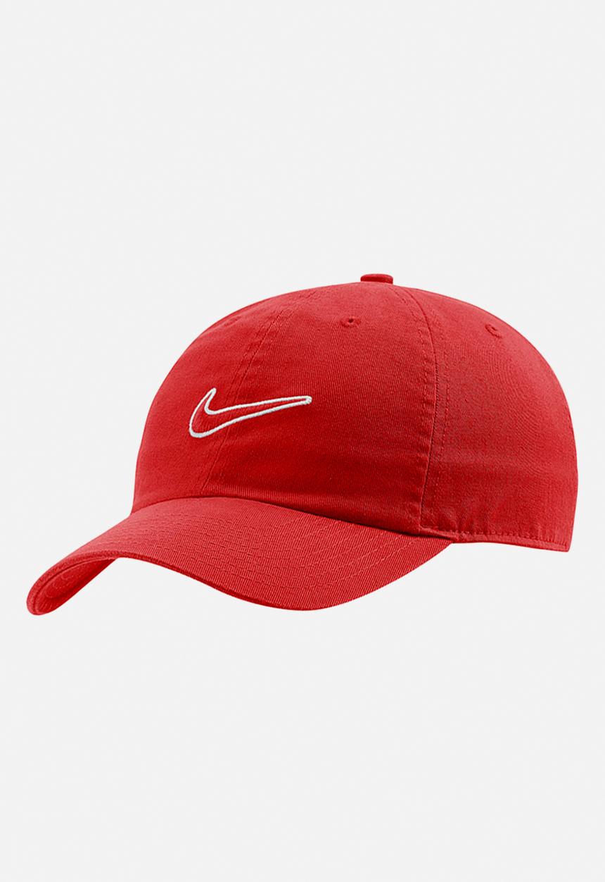 Nike - U nsw h86 swoosh wash cap - university red