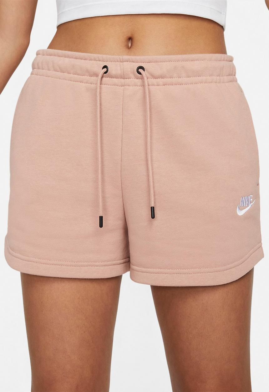 Nike - Nsw essntl flc hr short ft - rose whisper/white